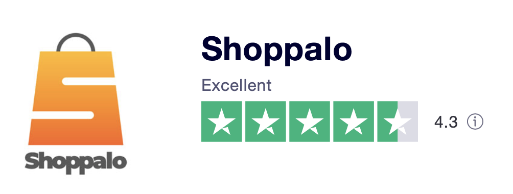 Shoppalo: valutato EXCELLENT su Trustpilot